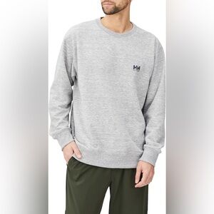 Helly Hansen Men’s Bottle Neck Logo Crew Sweatshirt - Grey